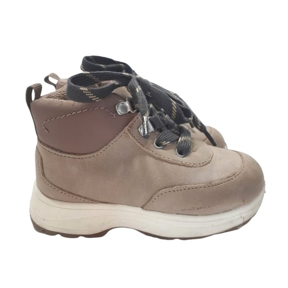 Zara Booties Tan Beige Taupe Baby Toddler Boys Size 6 US